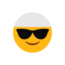 Emoji,Face,Islam,Muslim,Smilling face,Sunglasses